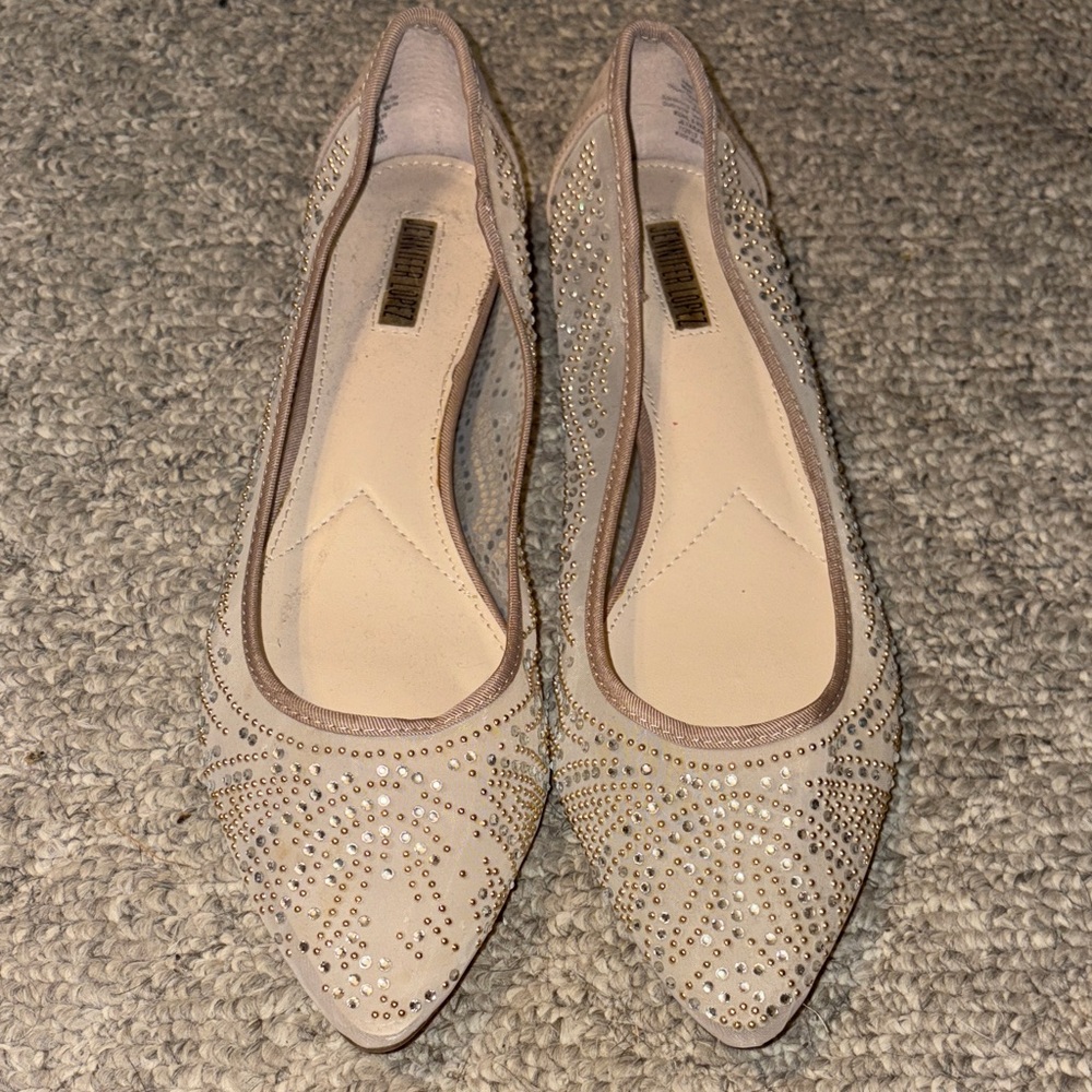 Jennifer Lopez sparkle flats